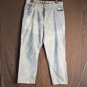 DKNY Men's Relaxed Fit Light Blue Jeans